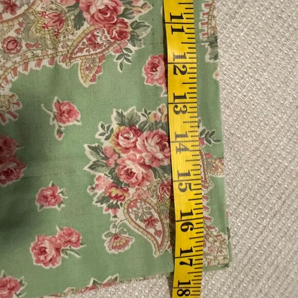 Tommy Hilfiger Window Curtains Cottagecore Floral Striped Panels Valance 17x87 - Picture 6 of 7